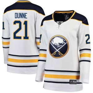 Josh Dunne Women's Fanatics Branded Buffalo Sabres Breakaway White Away Jersey