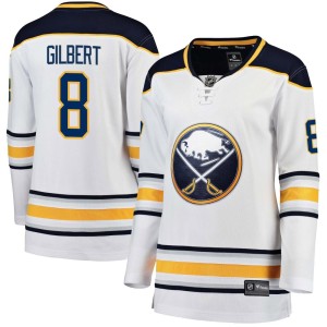 Dennis Gilbert Women's Fanatics Branded Buffalo Sabres Breakaway White Away Jersey