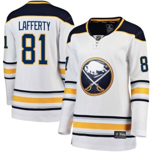 Sam Lafferty Women's Fanatics Branded Buffalo Sabres Breakaway White Away Jersey