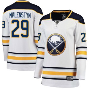 Beck Malenstyn Women's Fanatics Branded Buffalo Sabres Breakaway White Away Jersey