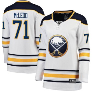 Ryan McLeod Women's Fanatics Branded Buffalo Sabres Breakaway White Away Jersey