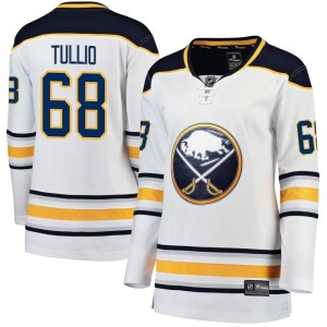 Tyler Tullio Women's Fanatics Branded Buffalo Sabres Breakaway White Away Jersey