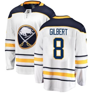 Dennis Gilbert Men's Fanatics Branded Buffalo Sabres Breakaway White Away Jersey