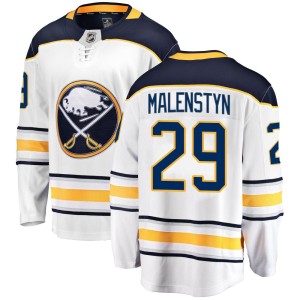 Beck Malenstyn Men's Fanatics Branded Buffalo Sabres Breakaway White Away Jersey