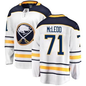 Ryan McLeod Men's Fanatics Branded Buffalo Sabres Breakaway White Away Jersey