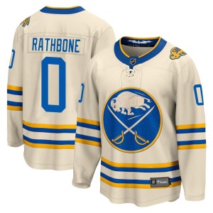 Jack Rathbone Men's Fanatics Branded Buffalo Sabres Breakaway Cream 2022 Heritage Classic Jersey